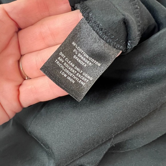 Lafayette Women's Pull On Casual Pant Straight Leg Side Zip Navy Blue Size‎ 14 - Picture 12 of 14